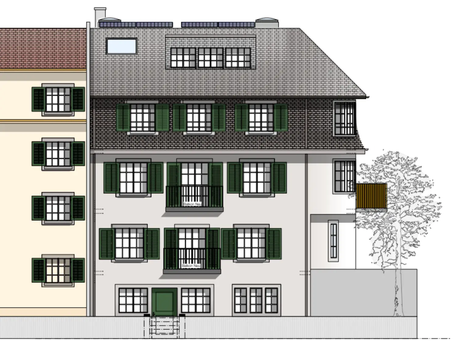 firstStudio_gebaeudegrundriss Gebäudegrundriss, First Studio, St. Gallen
